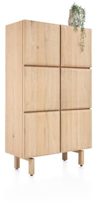 Azulo, armoire 100 cm - 6-portes (+ 2-tiroirs a l\'interieur) - Image 2