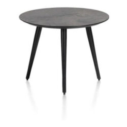 Maze, table basse ronde 60 cm - hauteur 46 cm - Anthracite