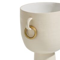Presley vase H25cm - Couleur creme - Image 2