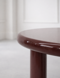 Mauro table basse h38cm - Bordeaux - Image 2