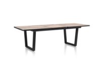 Avalox, table &agrave; rallonge 190 (+ 60) x 98 cm - couleur driftwood - V pied - Image 3