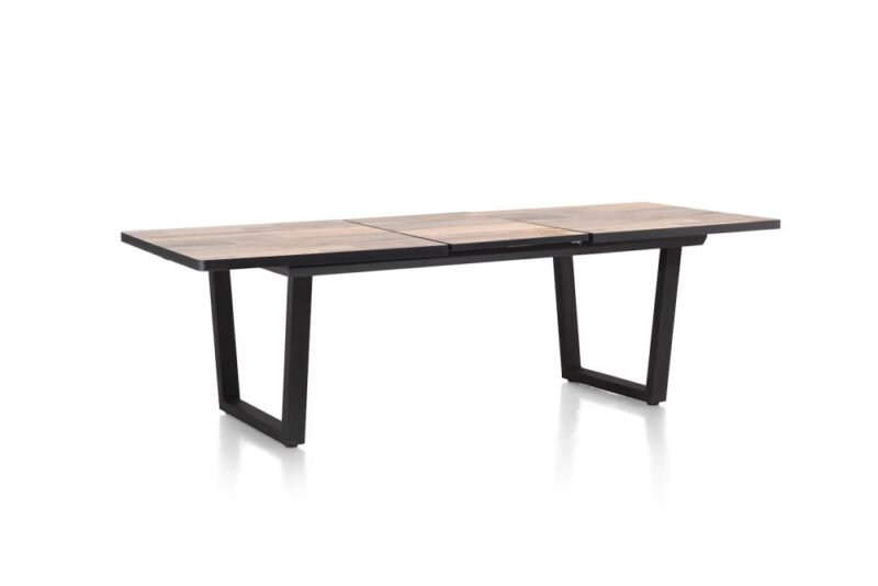 Avalox, Table &Agrave; Rallonge 190 (+ 60) X 98 Cm - Couleur Driftwood - V Pied - Image 3