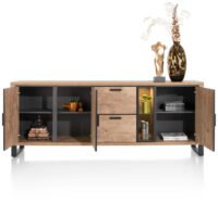 Pavarotti, dressoir 230 cm - 3-deuren + 2-laden + 2-niches (+ LED) - Afbeelding 3