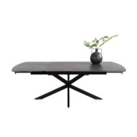 Pavalon, uitschuiftafel 170 (+ 60) x 100 cm - Antraciet