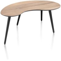 Maze, table basse 100 x 59 cm - forme haricot - hauteur 46 cm - Railway brown - Image 2
