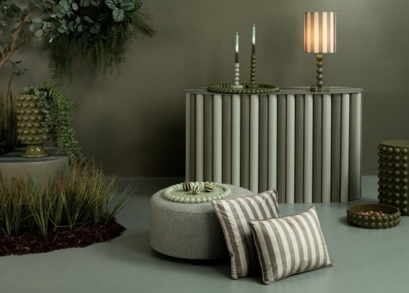 Dots Plateau D40Cm - Olive - Image 3