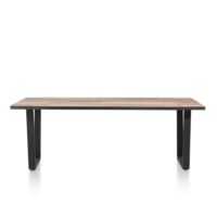 Avalox, table 230 x 98 cm - couleur driftwood - V pied