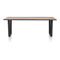 Avalox, table 230 x 98 cm - couleur driftwood - V pied