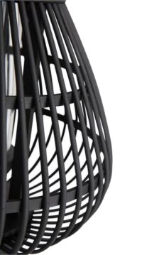 Philou photophore H26,5cm - Noir - Image 3