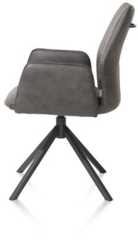 Franky, armstoel - vast - greep - pocket - Taurus - off black - Afbeelding 2