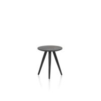 Maze, table basse ronde 40 cm - hauteur 46 cm - Anthracite