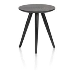 Maze, table basse ronde 40 cm - hauteur 46 cm - Anthracite