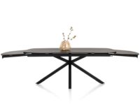 Montello, uitschuiftafel 200 x 100 cm. (+ 2 x 50) - centrale poot - keramiek blad - zwart - Afbeelding 3
