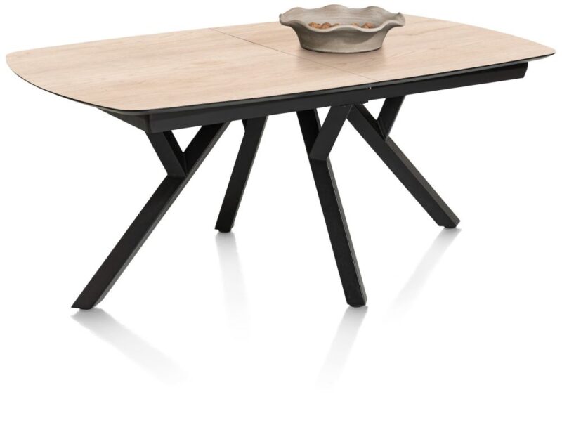 Minato, Uitschuiftafel - Ovaal - 180 (+ 60) X 110 Cm. - Light Natural Oak - Afbeelding 3