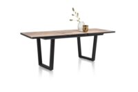 Avalox, table de bar &agrave; rallonge 160 (+ 50) x 98 cm - couleur driftwood - V pied - Image 3