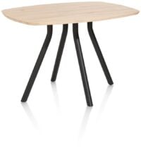 Arvada, bartafel 160 x 100 cm. - ovaal - centrale poot kort - natural - Afbeelding 3