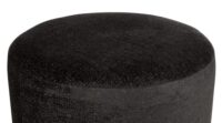 BeautiQ - Chic poef - rond 80 cm - Antraciet - Afbeelding 2