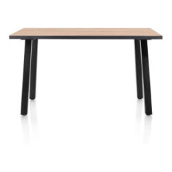 Avalox, table de bar 200 x 98 cm - couleur natural - 4 pied