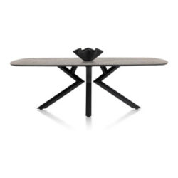 Masura, table ovale - 240 x 110 cm - Anthracite