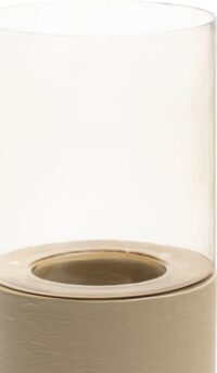 Reza windlicht H84cm - Taupe - Afbeelding 3
