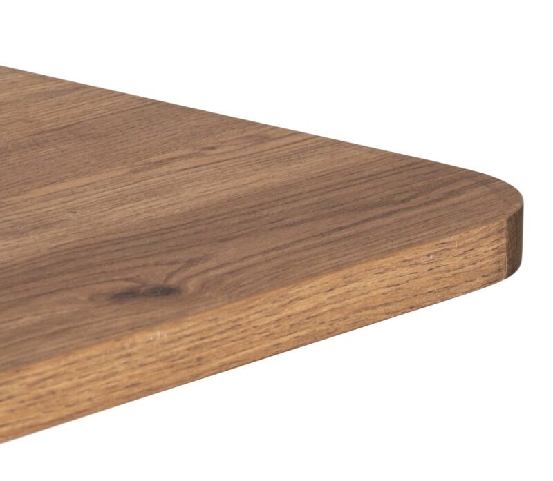 Brest Table De Bar Vintage Oak 75X75Cm - Noir - Image 3
