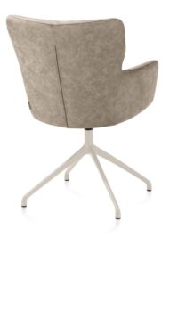 Sage, armstoel draaibaar - creme - stof Oregon - beige - Afbeelding 2