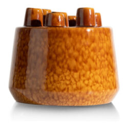 Safia vase H21cm - brun