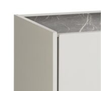 Noon, dressoir 240 cm - 3-deuren + 2-laden - bovenblad in HPL light grey - Afbeelding 3