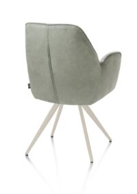 Bell, armstoel - creme frame - pocket - combi Calabria/Vada - Olijf - Afbeelding 3