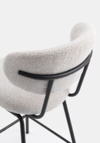 Jona chaise de bar - Creme - Image 3