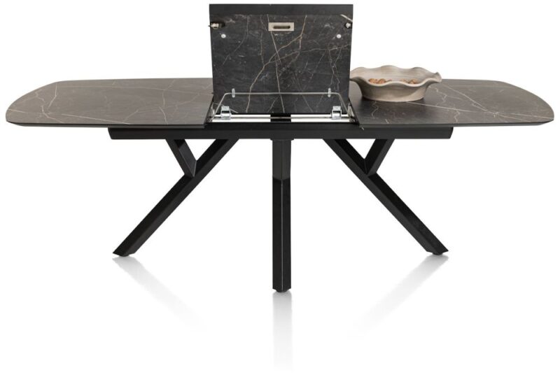Minato, Uitschuiftafel - Ovaal - 180 (+ 60) X 110 Cm. - Onyx - Afbeelding 2