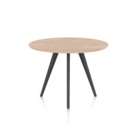 Arvada, bartafel 125 cm, rond, 4 poot - Metal graphite