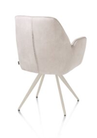 Bell, armstoel - creme frame - pocket - stof Calabria - Kiezel - Afbeelding 3