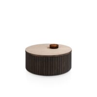 Ravello, salontafel 80 x 80 cm - Basalt