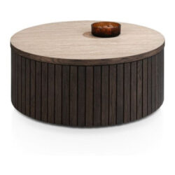 Ravello, salontafel 80 x 80 cm - Basalt