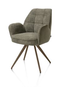 Bell, armstoel - steelbrown frame - pocket - combi Calabria/Vada - mosgroen - Afbeelding 2