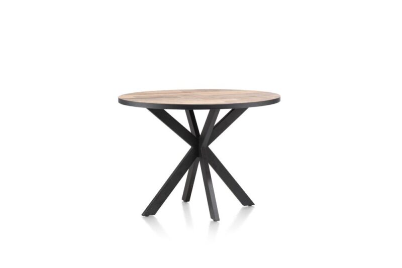 Avalox, Table De Bar Ronde 130 X 110 Cm - Couleur Driftwood - Centrale Pied - Image 2