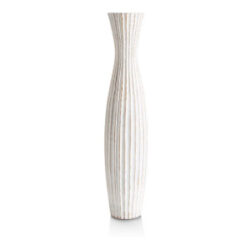 Milou vaas H64,5cm - Wit