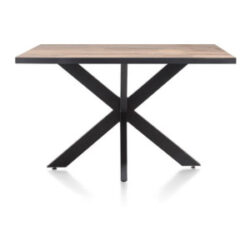 Avalox, eetkamertafel 140 x 98 cm - kleur driftwood - centrale poot