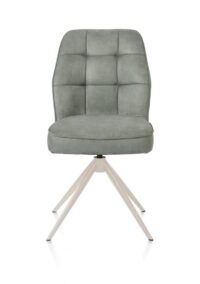 Bell, eetkamerstoel - creme frame - draaibaar - relax - pocket - stof Calabria - Olijf