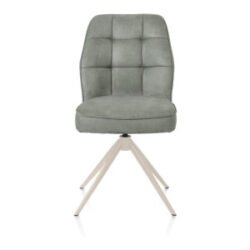 Bell, chaise - piétement crème - pivotante - relax - confort ressorts - tissu Calabria - Olive