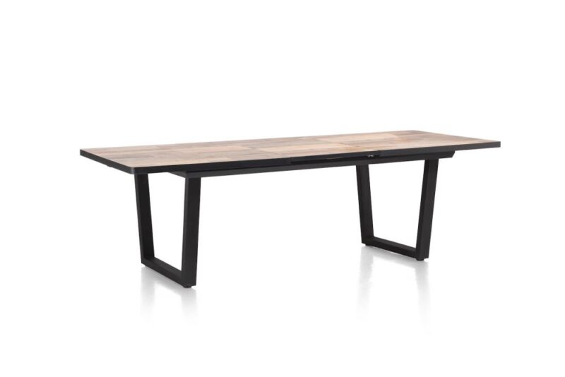 Avalox, Table &Agrave; Rallonge 190 (+ 60) X 98 Cm - Couleur Driftwood - V Pied - Image 2