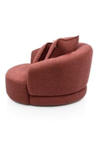 Cervos, fauteuil draaibaar - rond 130cm incl. 1 kussen 60x60 + 1 kussen 45x45 - Afbeelding 3