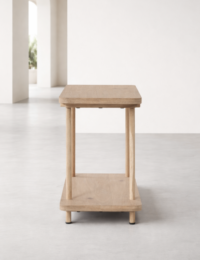 Oakly bijzettafel 100x32cm - Naturel - Afbeelding 2
