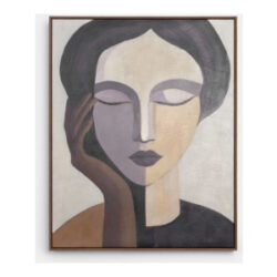 Monica tableau 80x100cm - Brun