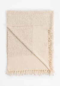 Snow plaid 130x170cm - Blanc