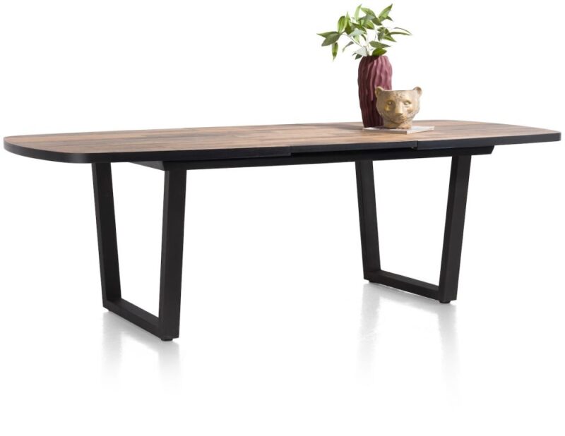 Avalox, Uitschuiftafel Ovaal 190 (+ 60) X 110 Cm - Kleur Driftwood - V Poot - Afbeelding 2