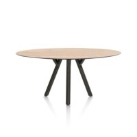 Minato, bartafel - ellips - 240 x 110 cm. (hoogte: 92 cm.) - Light Natural Oak