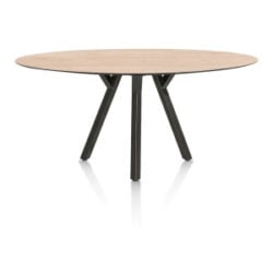 Minato, table de bar - ellipse - 240 x 110 cm. (hauteur: 92 cm.) - Light Natural Oak