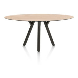 Minato, bartafel - ellips - 240 x 110 cm. (hoogte: 92 cm.) - Light Natural Oak